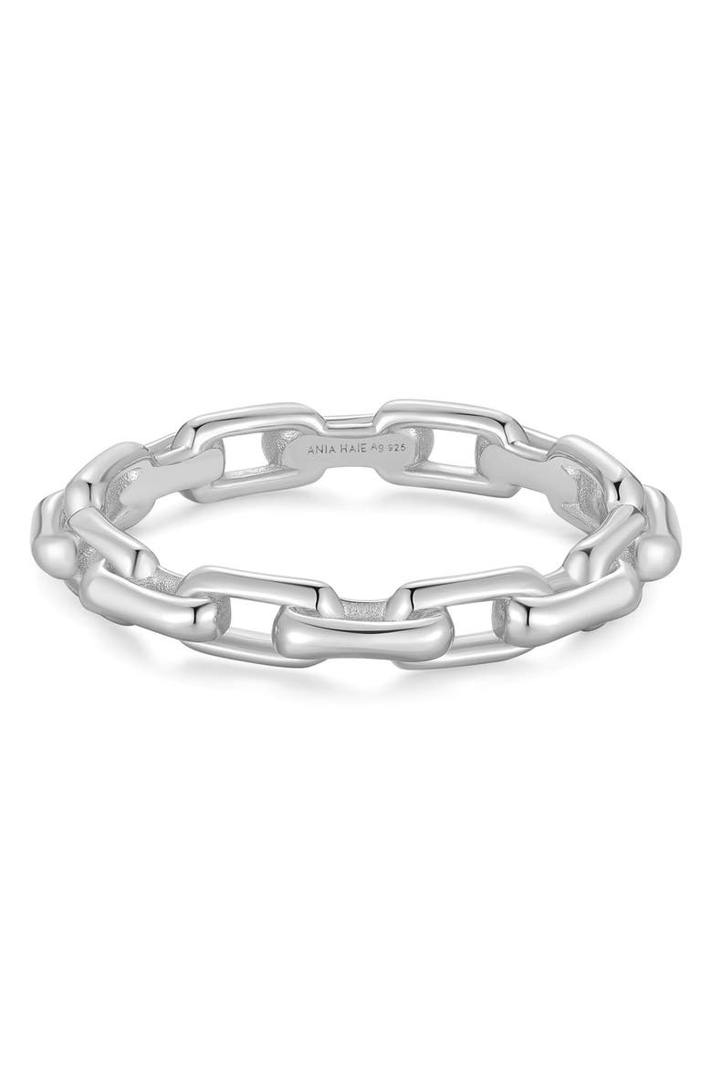 ANIA HAIE Paper Clip Band Ring, Alternate, color,