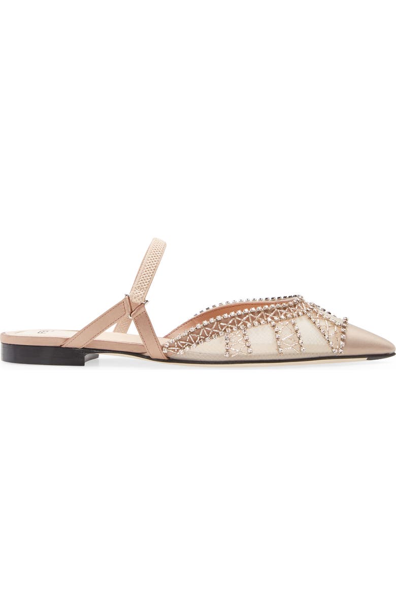 Fendi Colibri Crystal Embellished Mule, Alternate, color,