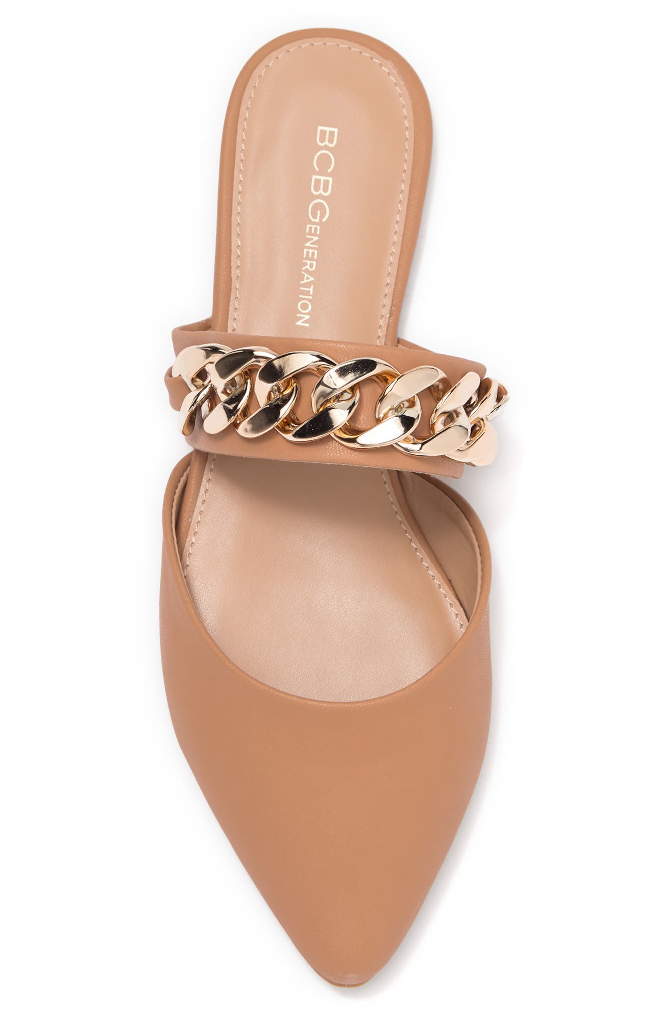 BCBGeneration Ester Chain Link Mule, Alternate, color, 