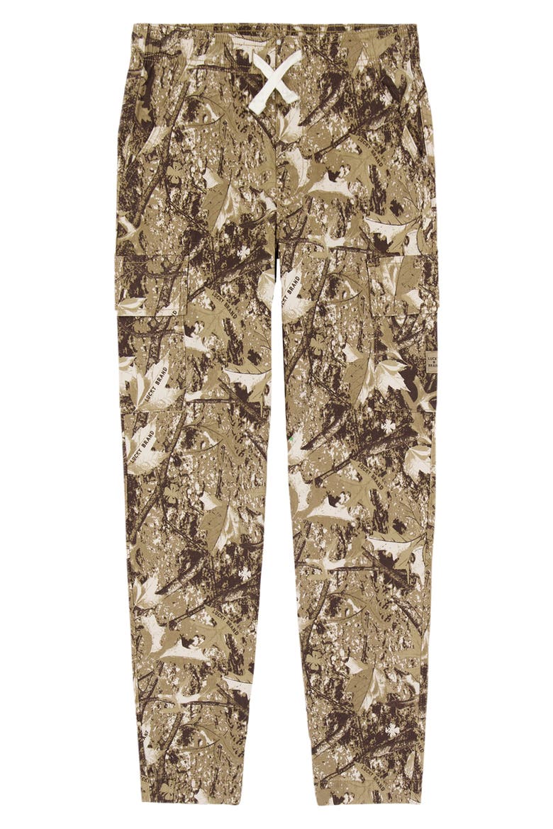 Kids' Camo Cargo Joggers, Main, color, KELP