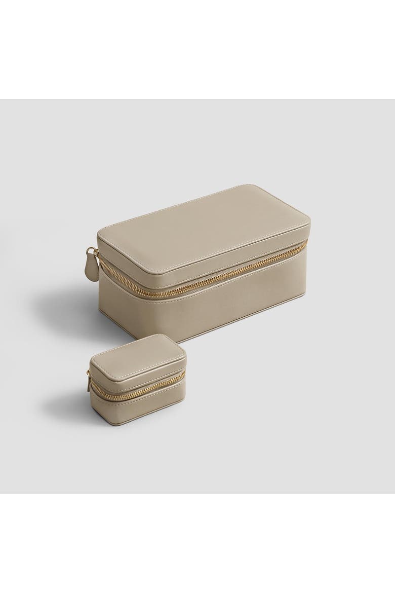 Luxton Jewelry box set, Main, color, Beige