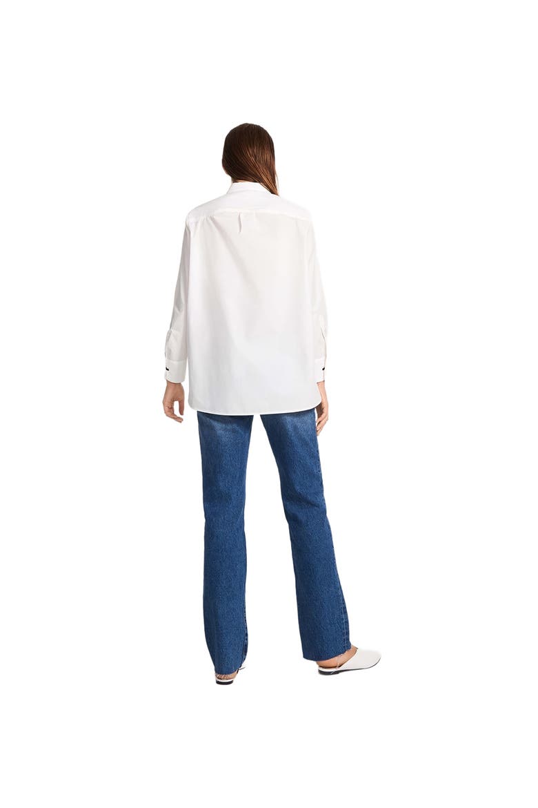 The Twill Button Down Shirt, Alternate, color, White
