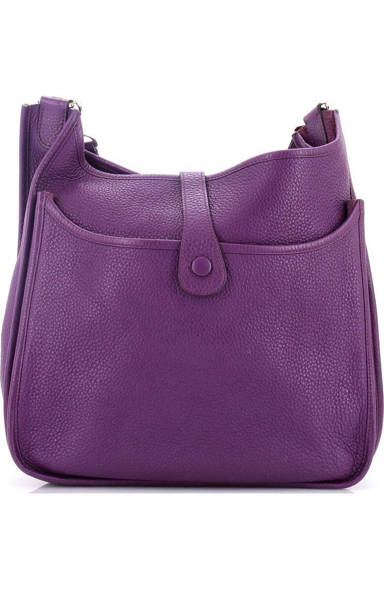 Pre-Owned Hermes Evelyne Bag Gen III Clemence GM, Alternate, color, Ultraviolet