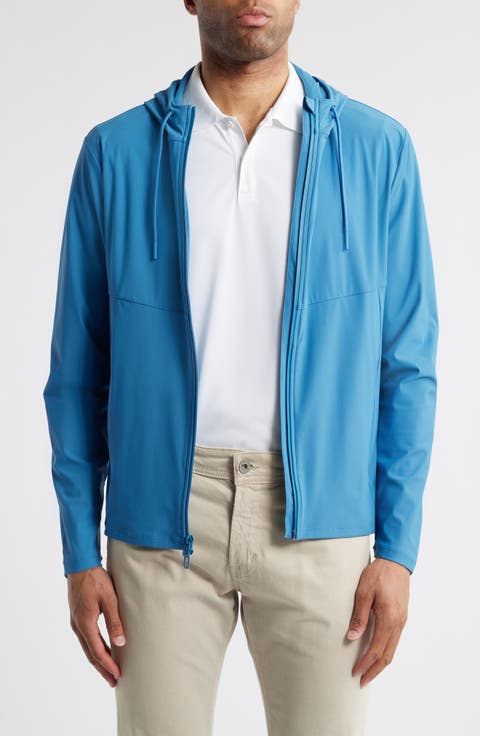 Marshal Stretch Nylon Hooded Jacket