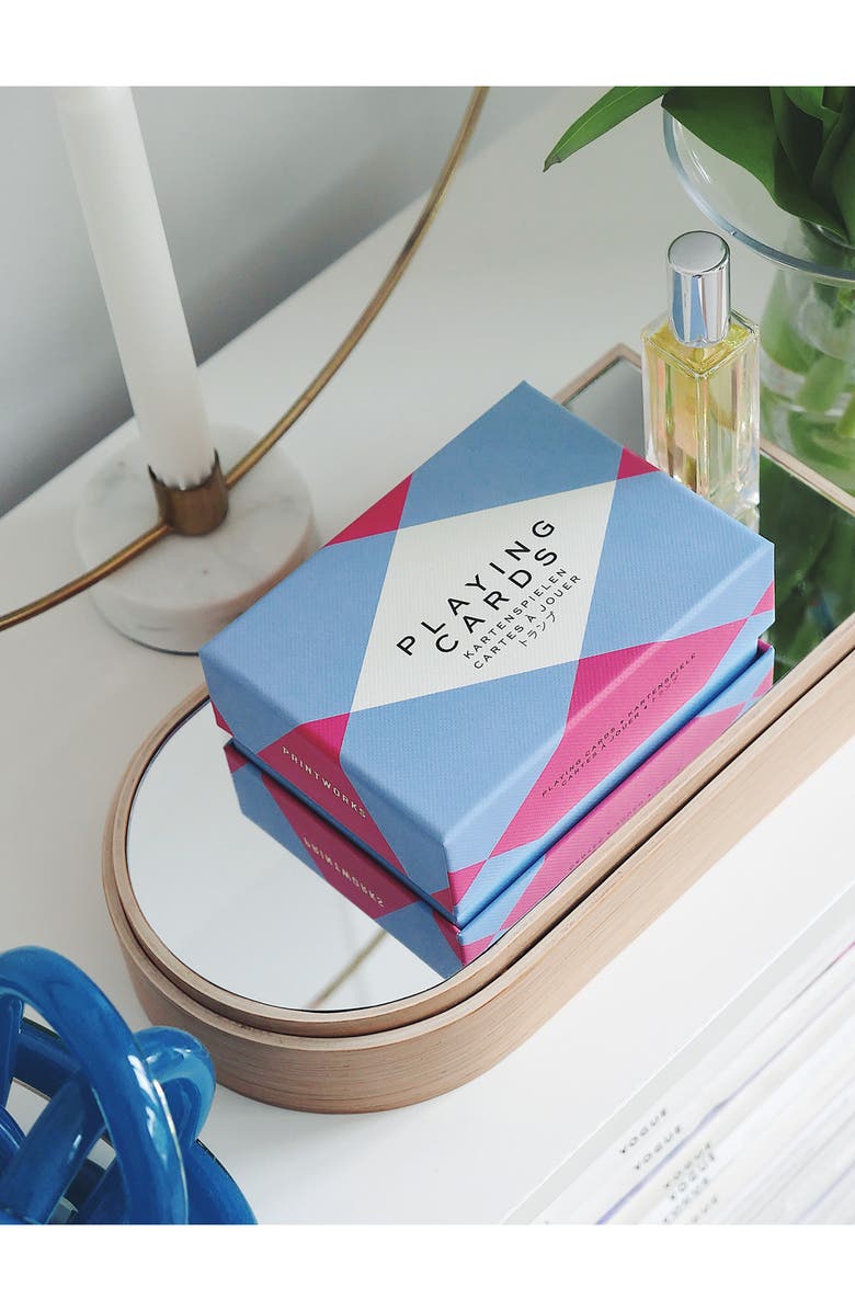 PRINTWORKS Playing Cards, Alternate, color, Blue/ Multi