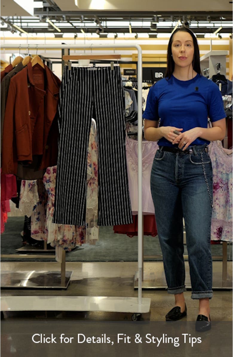 Railroad Stripe Bootcut Jeans, sales video thumbnail