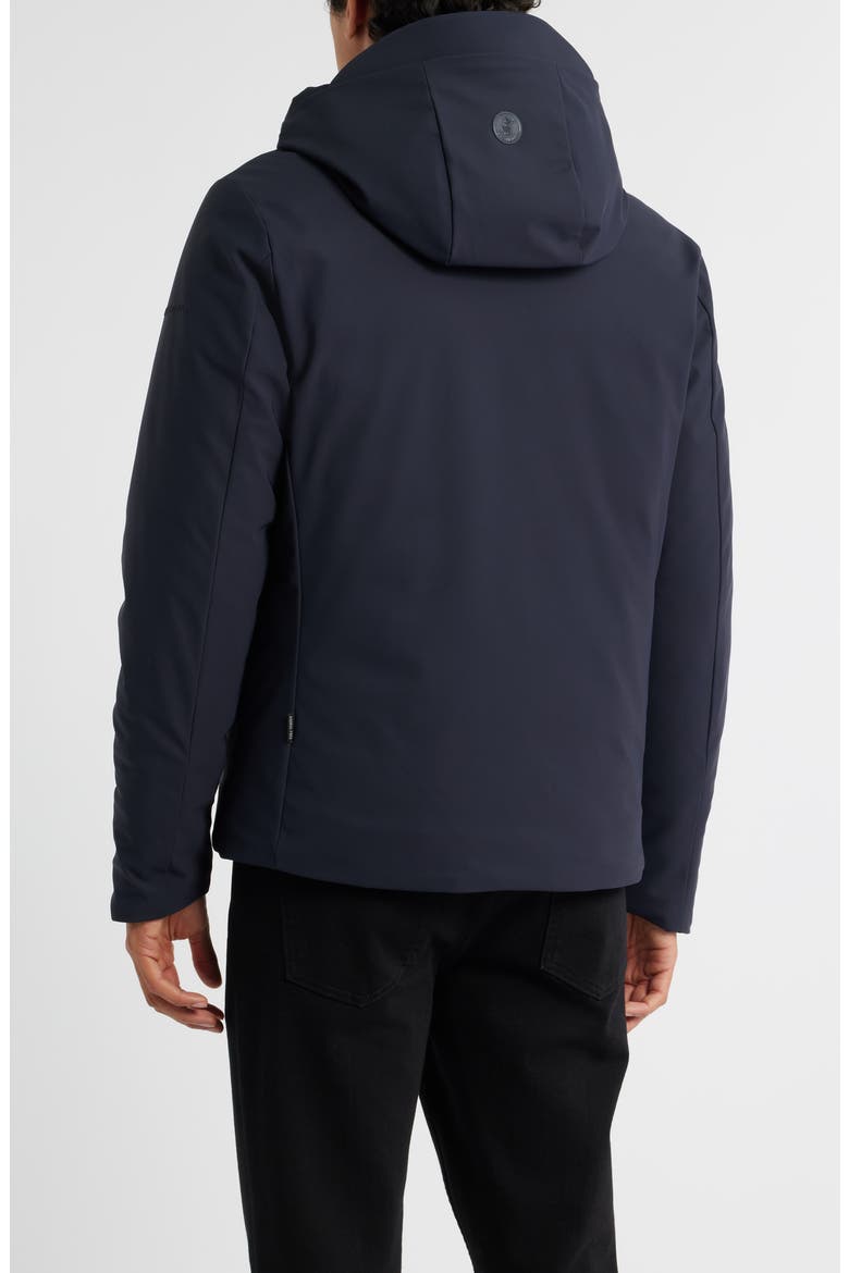 Sabal Water Resistant Hooded Jacket, Alternate, color, BLUE BLACK