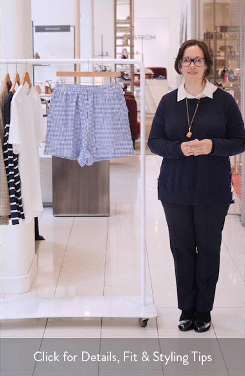 Libby Gingham Shorts, sales video thumbnail