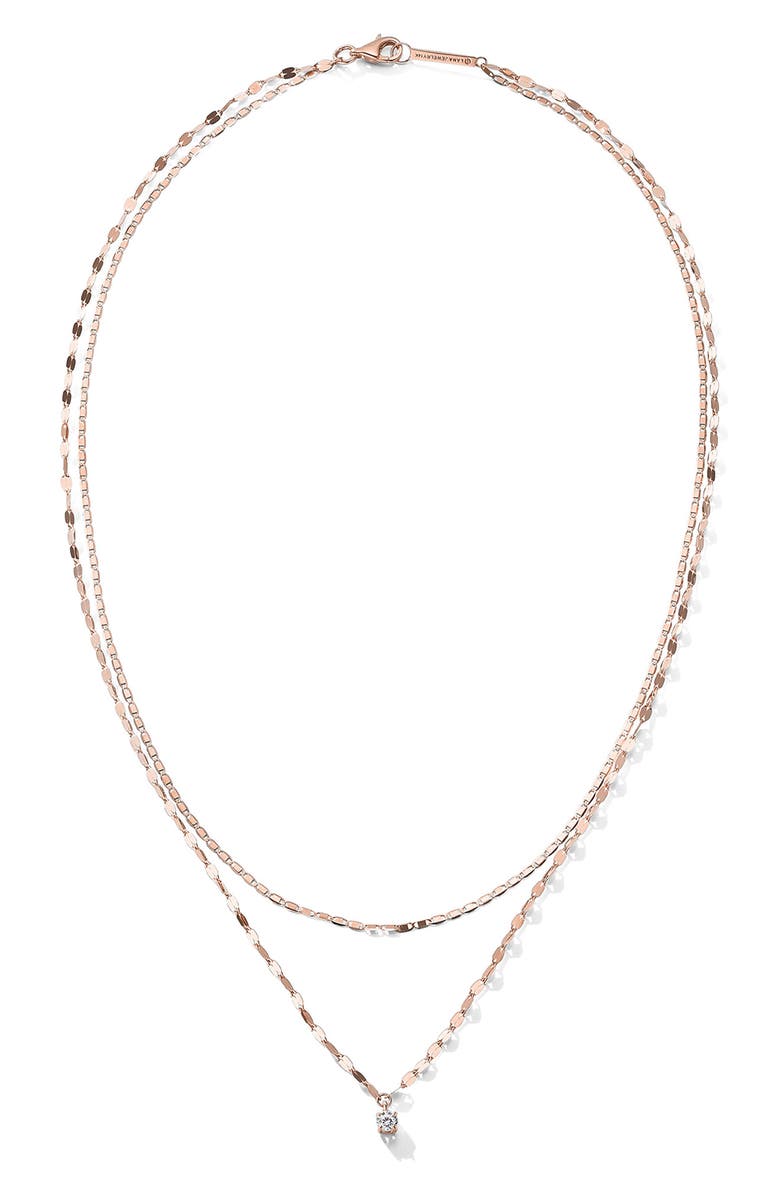 LANA Solo Diamond Double Strand Necklace, Main, color,
