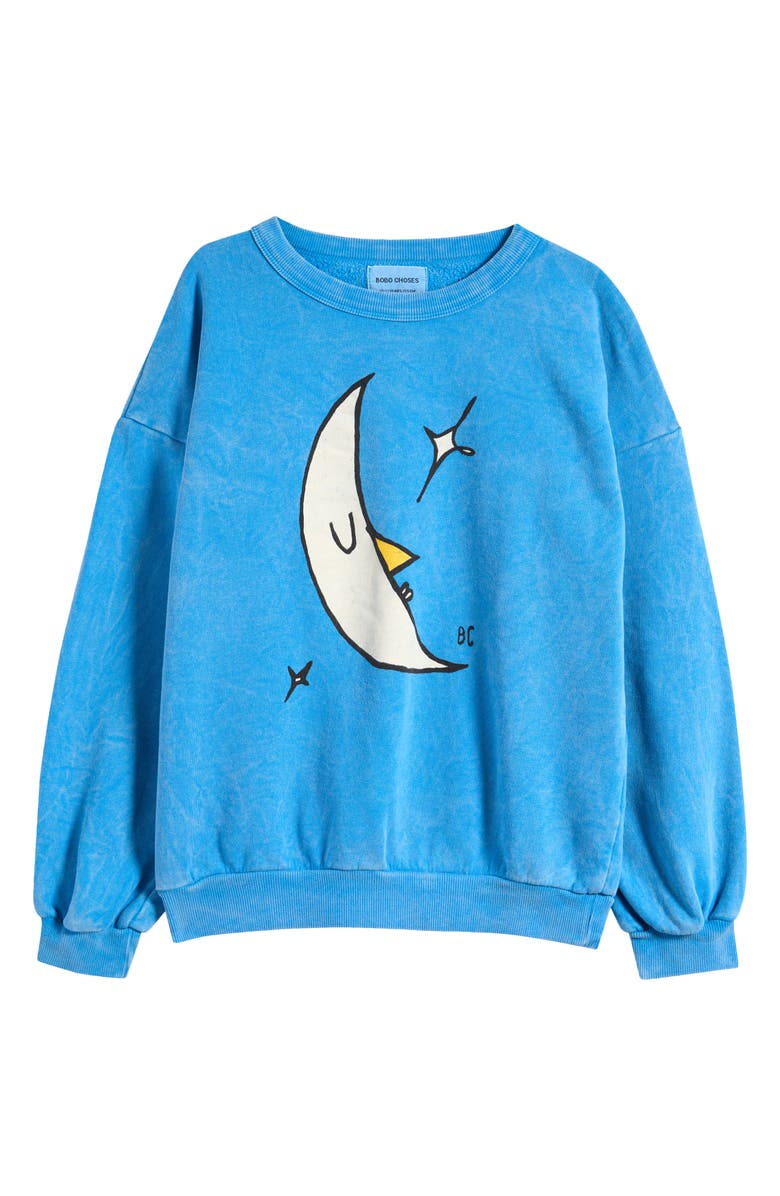 Bobo Choses Kids' Beneath the Moon Sweatshirt, Main, color, 