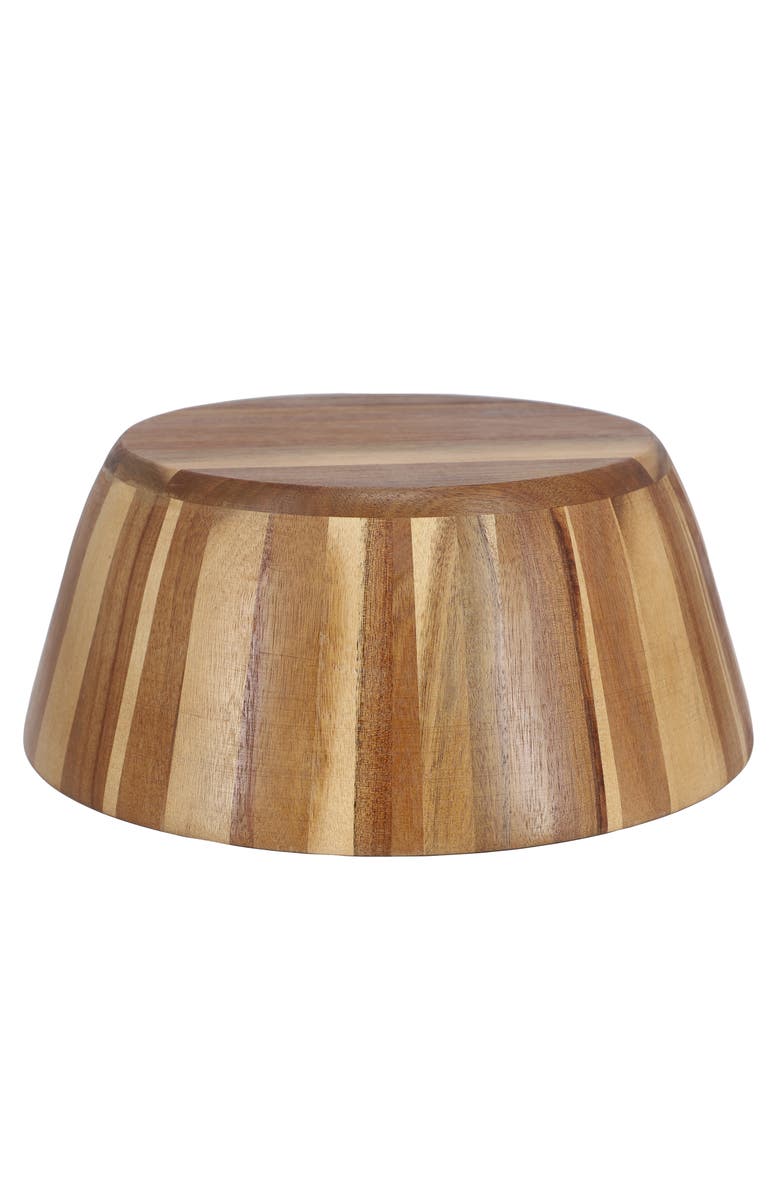 Megachef 13.8 Inch Jumbo Acacia Wood Salad Bowl, Alternate, color, Acacia