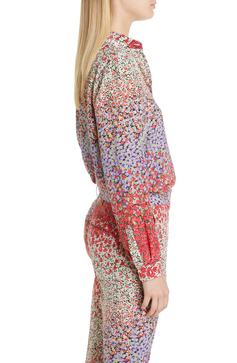 Etro Floral Silk Blouse, Alternate, color,