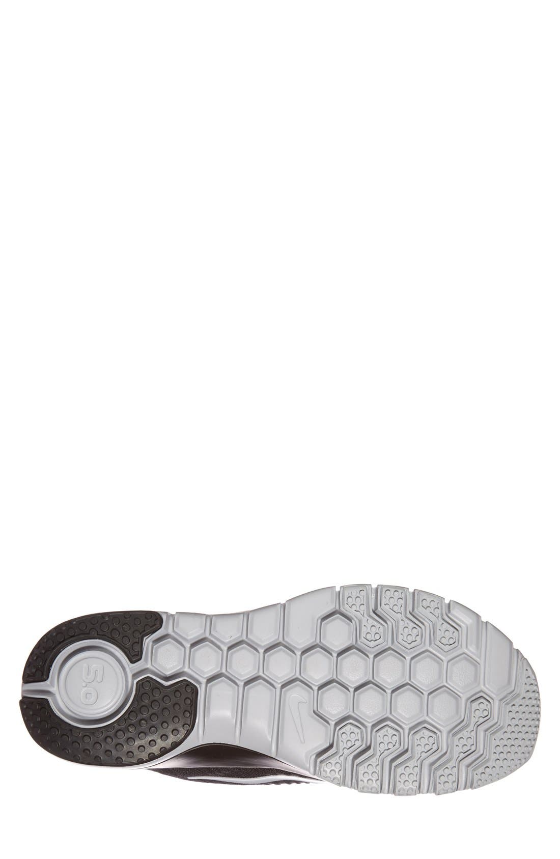 'Free 5.0 Trainer' Training Shoe, Alternate, color, BLACK/ GREY