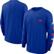 Nike Men's Nike Royal Buffalo Bills Rewind Heavy Max 90 Pocket Long Sleeve T-Shirt