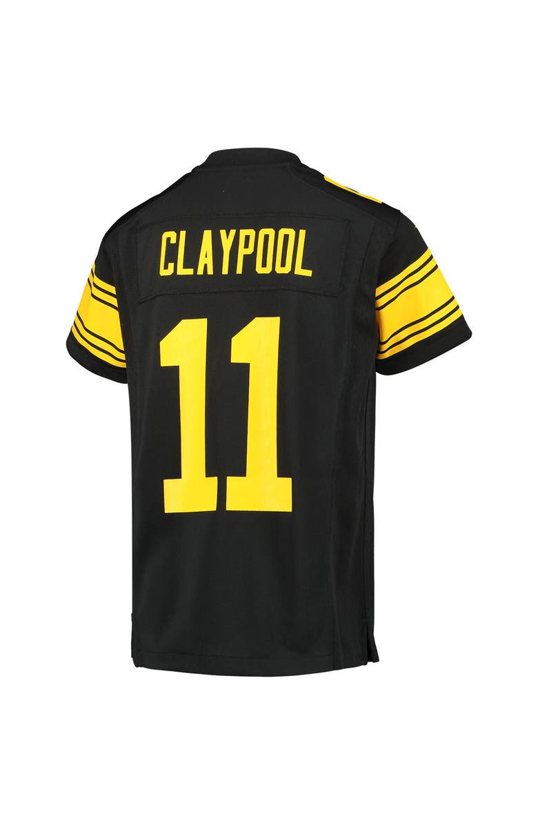 Nike Youth Nike Chase Claypool Black Pittsburgh Steelers Alternate Player Game Jersey, Alternate, color, 