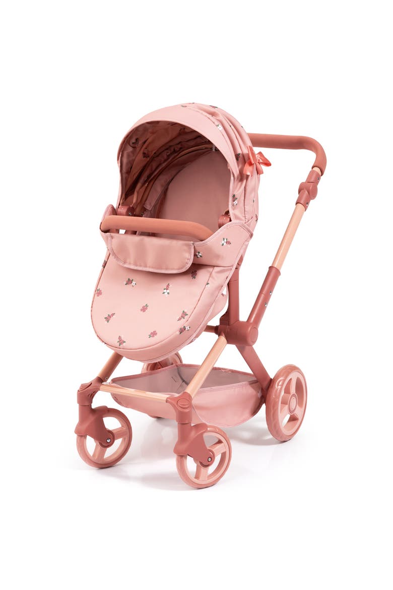 Doll Pram Xeo, 2 In 1 Pushchair & Stroller, Dolls Up To 18 Inches, Kids 3+, Alternate, color, Pink