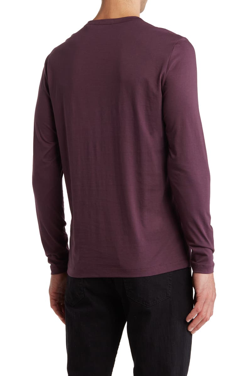 Theory Gaskell Long Sleeve Henley T-Shirt, Alternate, color, Farrow