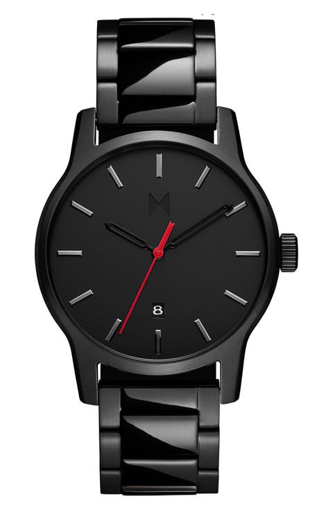Classic II Black Bracelet Watch, 44mm
