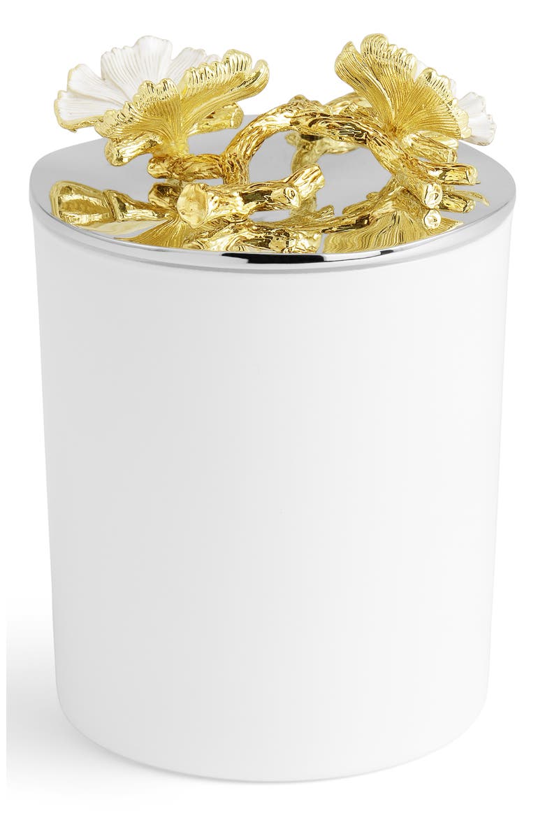 Butterfly Ginkgo Gold Soy Wax Candle, Main, color, NO COLOR