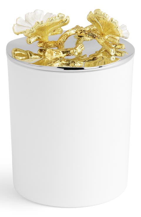 Butterfly Ginkgo Gold Soy Wax Candle