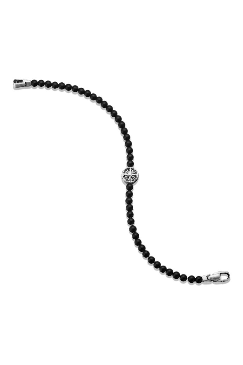 Spiritual Beads Compass Bracelet, Alternate, color, BLACK ONYX