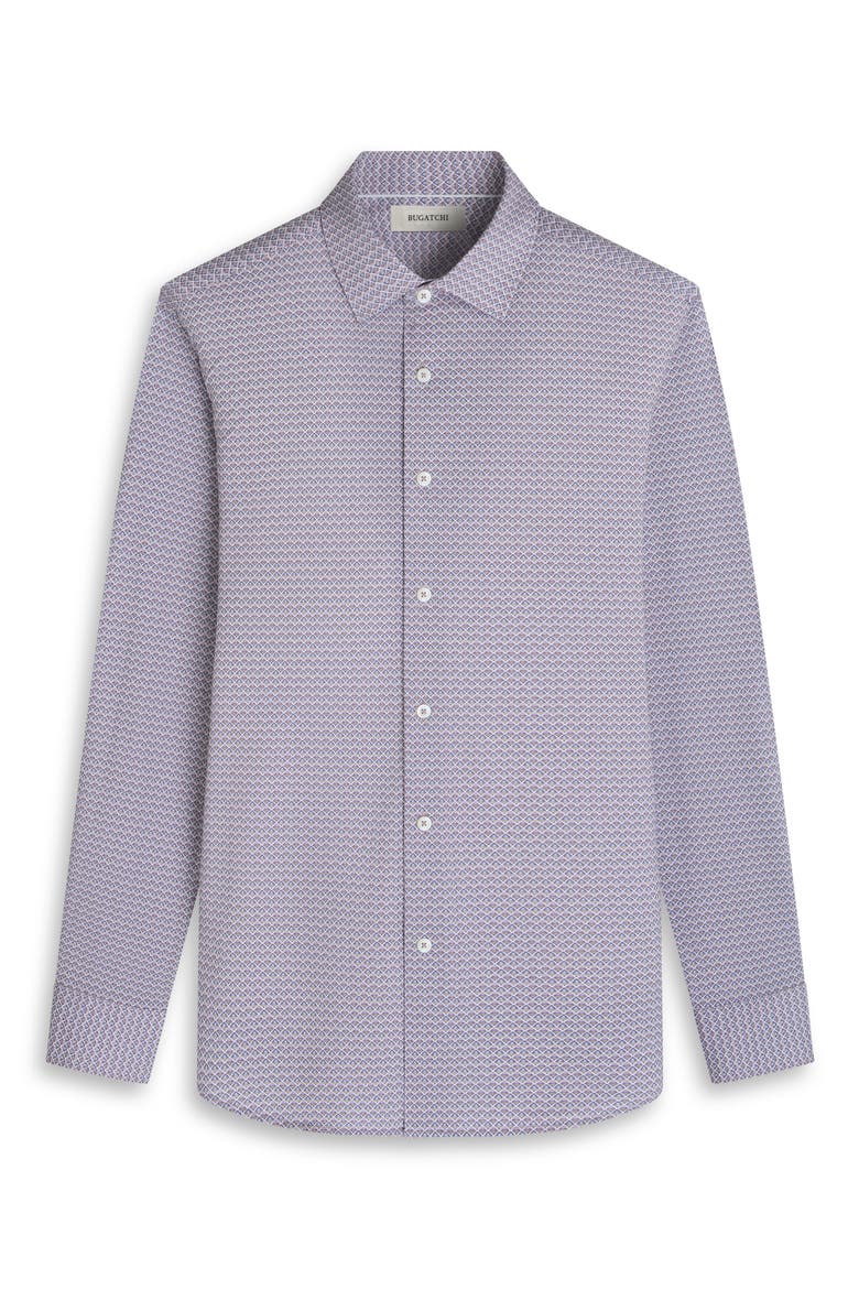 James OoohCotton® Diamond Geo Button-Up Shirt, Alternate, color, WOOD ROSE