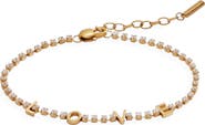 Alex and Ani Love Tennis Bracelet