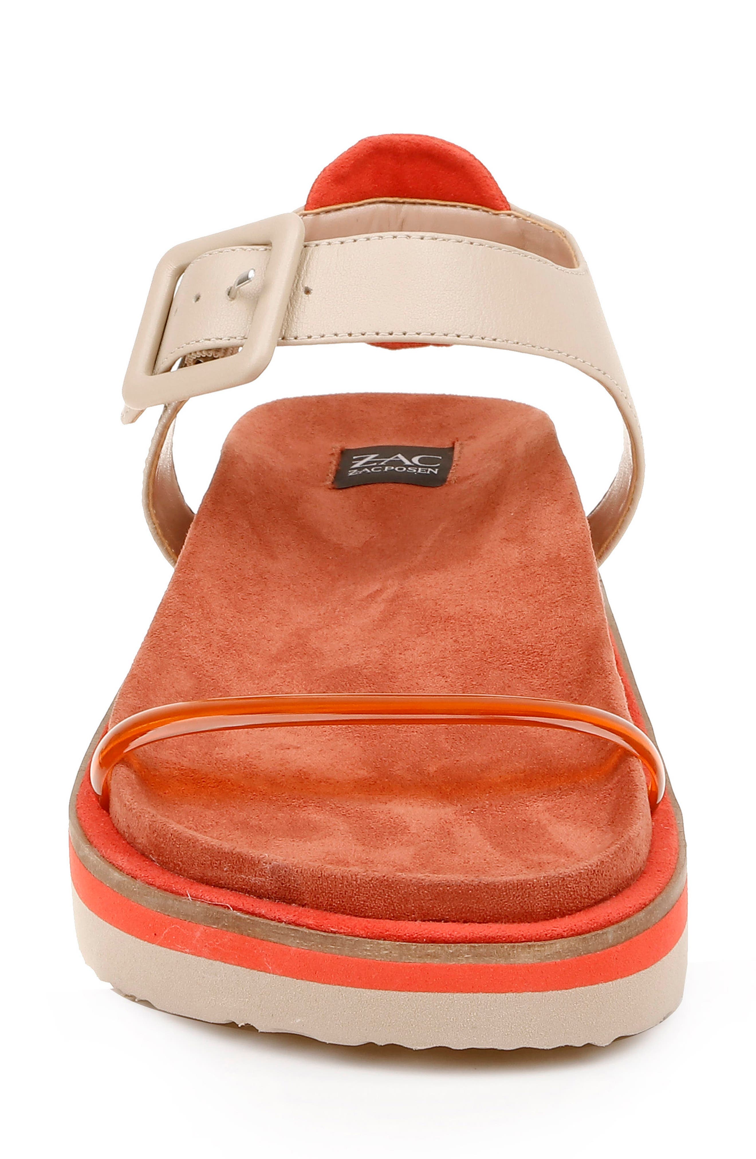 Sahara Platform Sandal, Alternate, color, SIENNA LEATHER