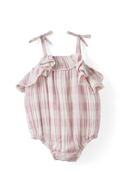 Organic Woven Sleeveless Ruffle Playsuit