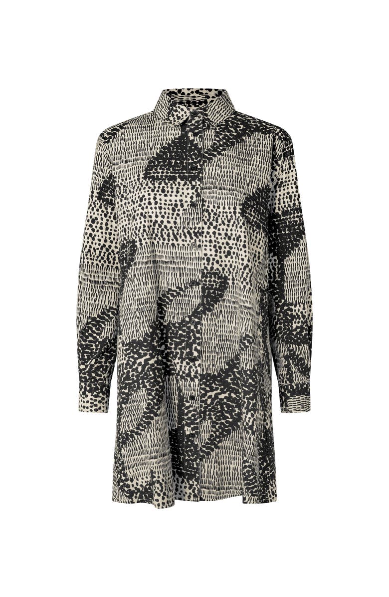 Masai Copenhagen MaIngebeth Loose Fit Longline Shirt, Alternate, color, Black