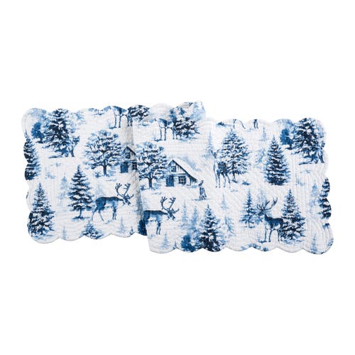 C & F Home C&f Home Frasier Table Runner 14" X 51" In Blue