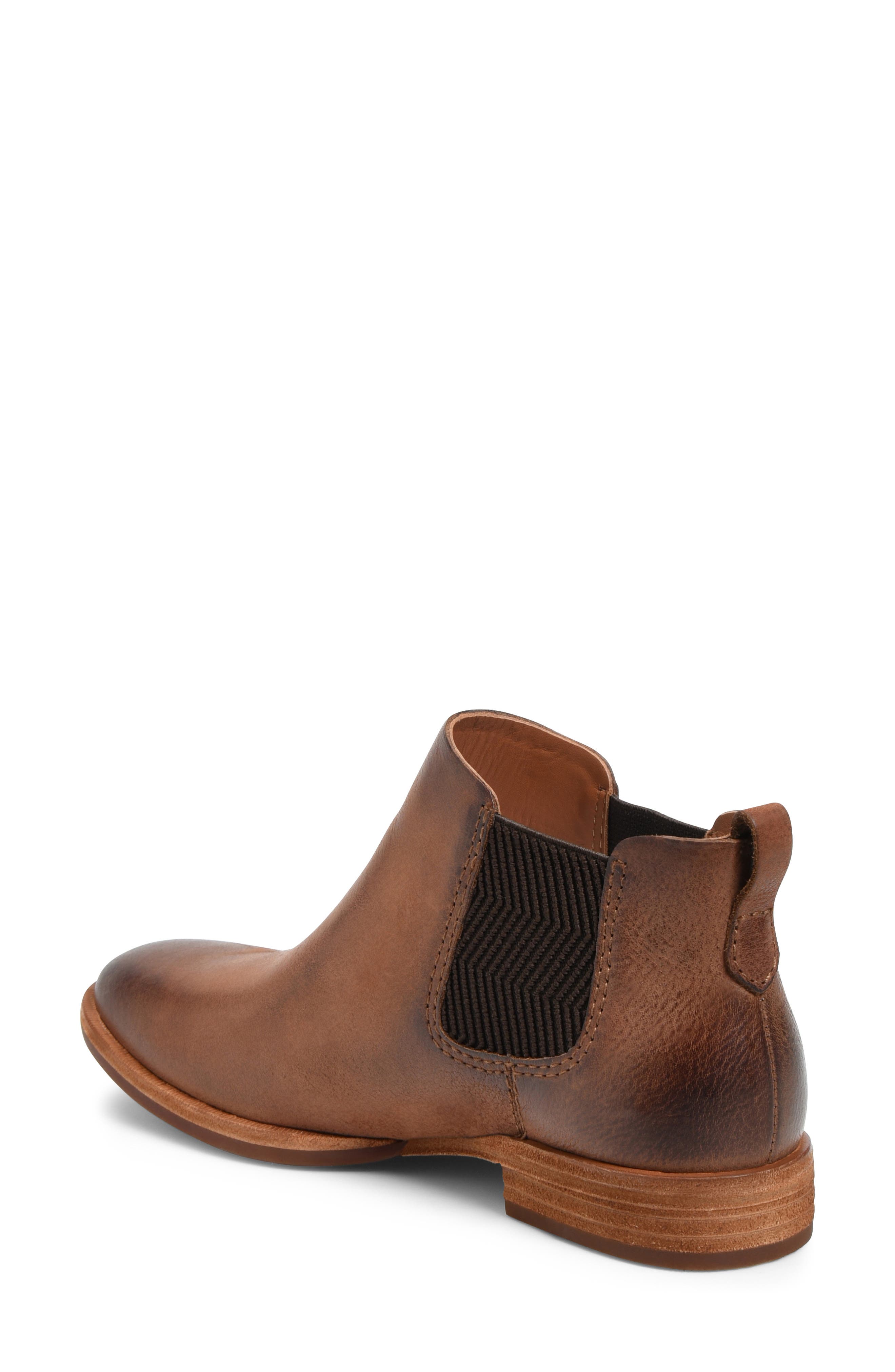 Kama Chelsea Boot, Alternate, color, BROWN LEATHER