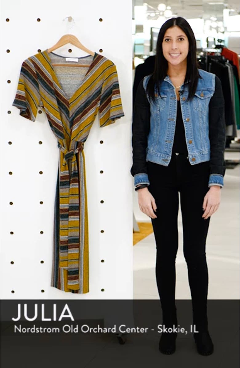 Stripe Knit Midi Dress, sales video thumbnail