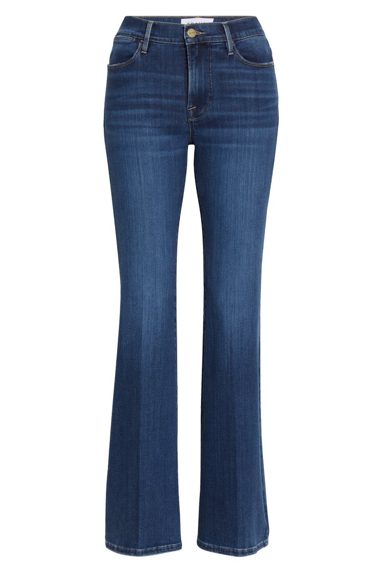 Le Pixie High Waist Flare Jeans, Alternate, color, LUPINE