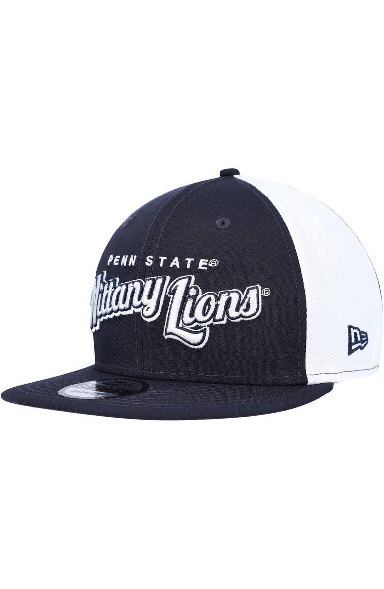 New Era Men's New Era Navy Penn State Nittany Lions Outright 9FIFTY Snapback Hat, Alternate, color, Navy