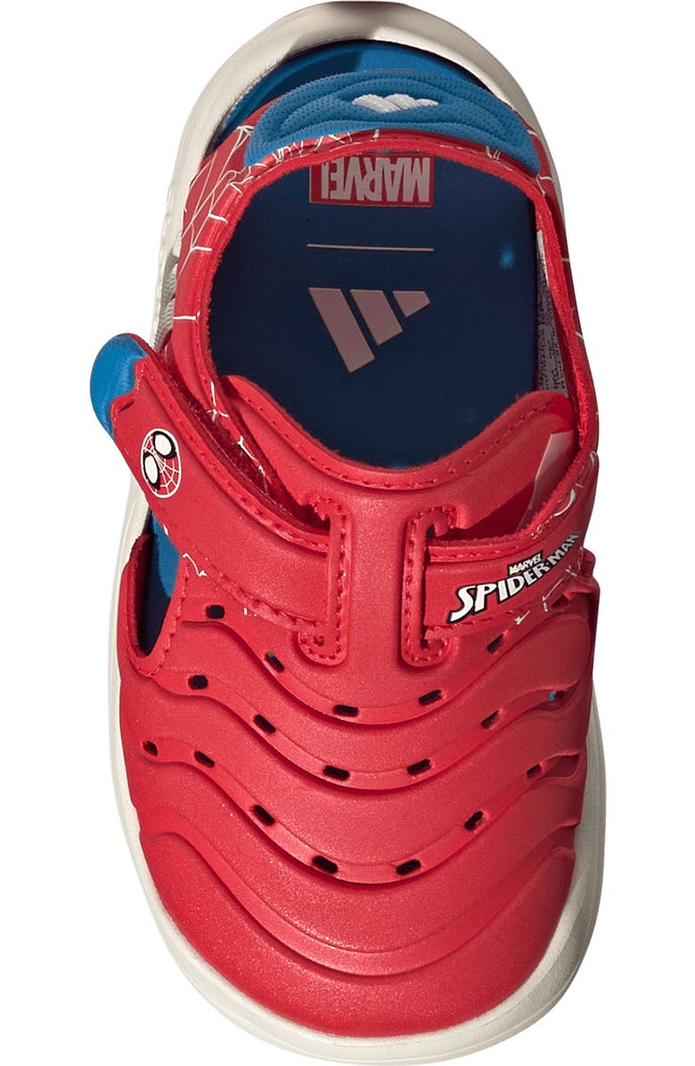 adidas x Disney Kids' Water Sandal, Alternate, color, Ruby/ White/ Bright Blue