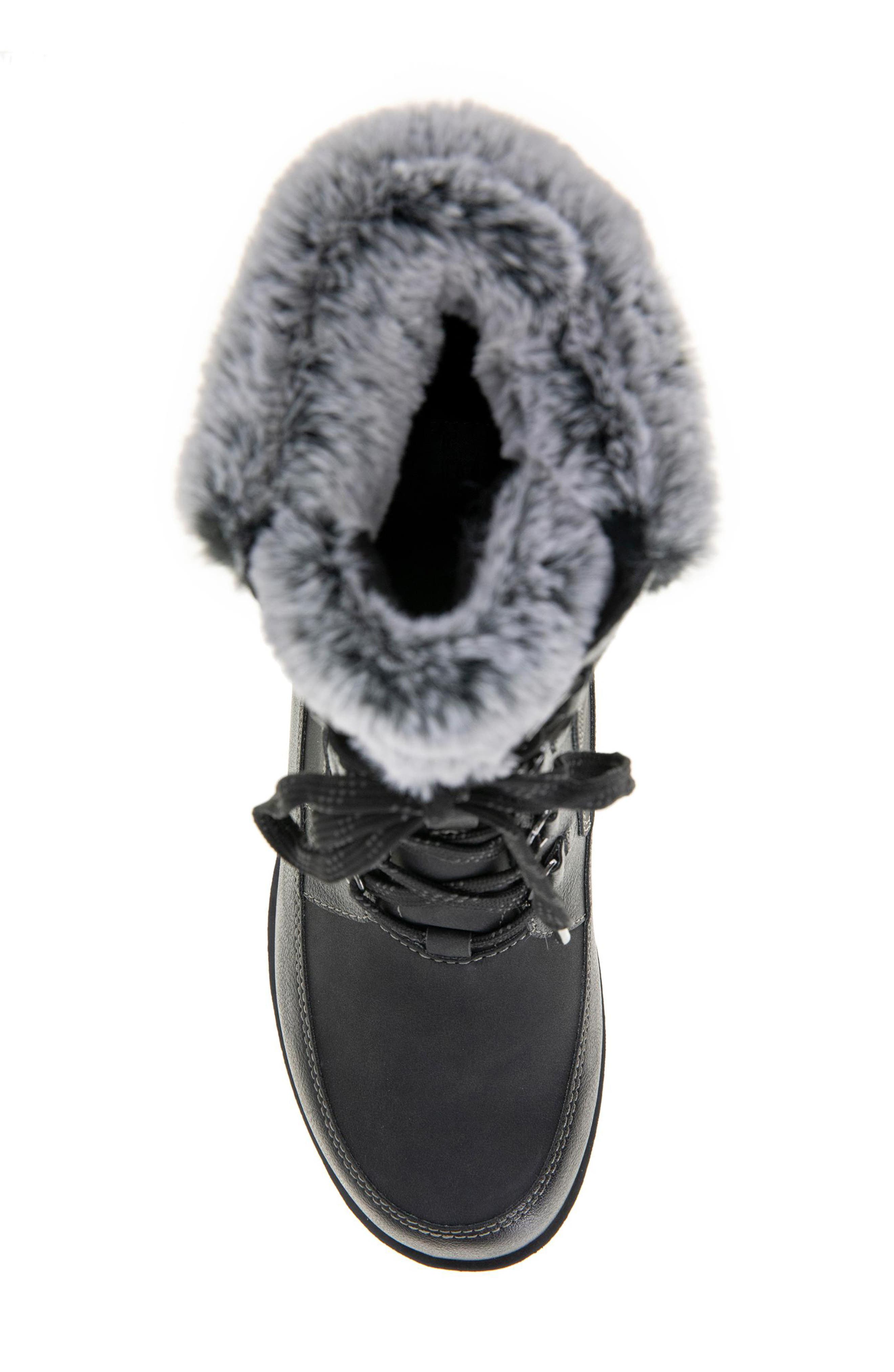JBU Antonio Faux Fur Collar Boot, Alternate, color, 