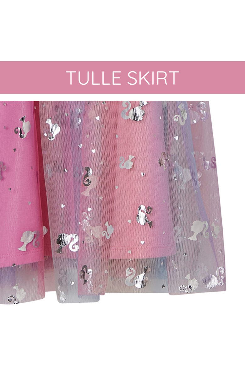 Sequin Tutu Dress, Alternate, color, Pink Rainbow Ombre