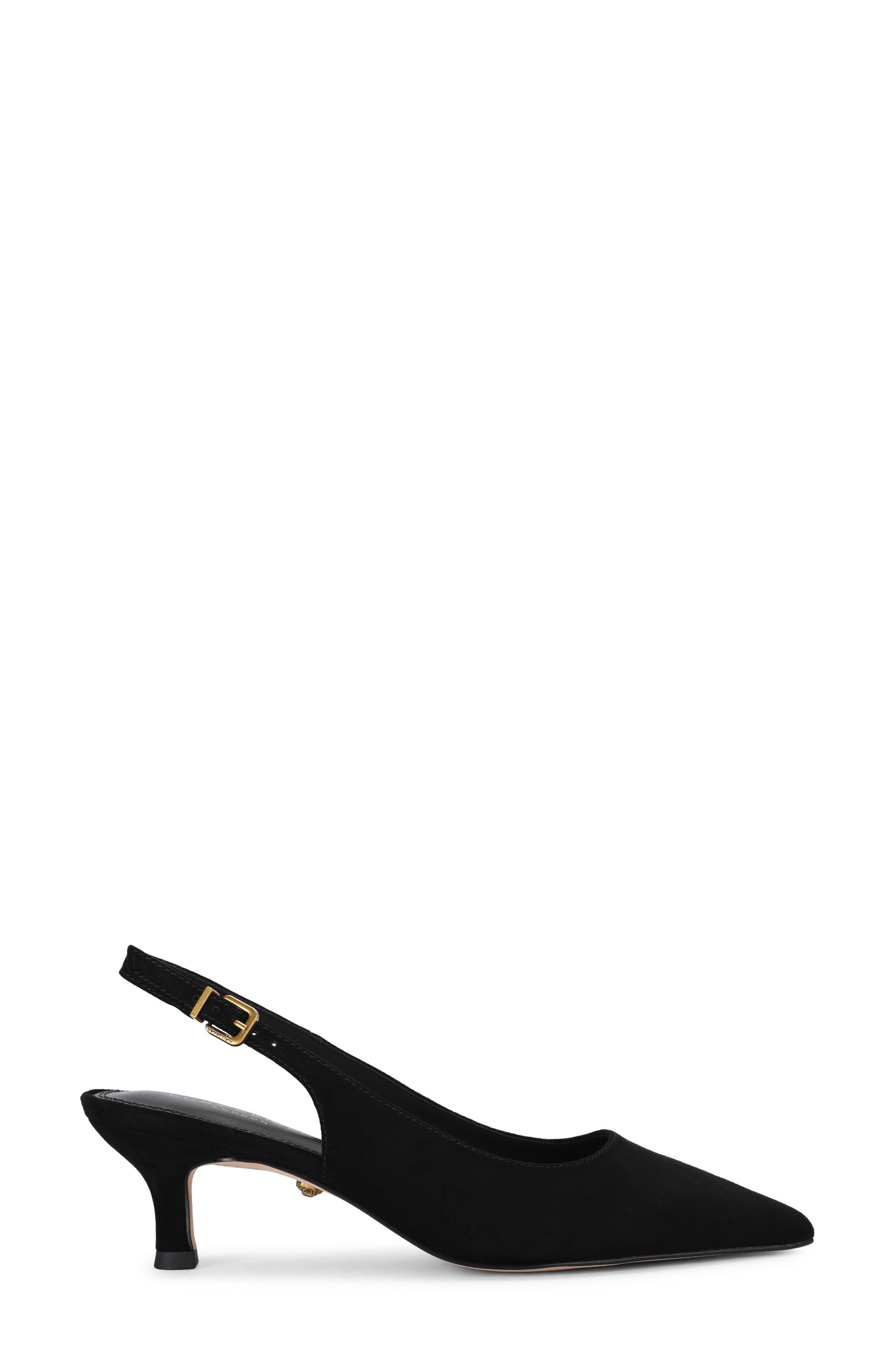Stepney Slingback Pump, Alternate, color, BLACK