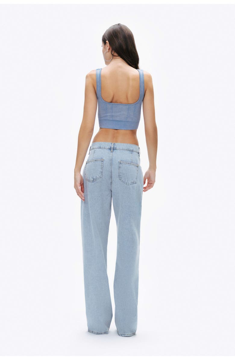 Nocturne Ribbed Crop Top, Alternate, color, 