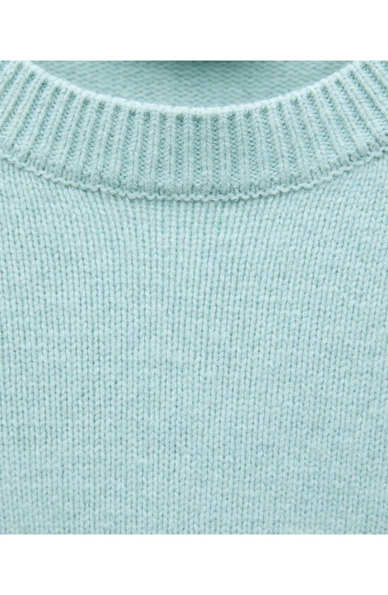 MANGO Long Sleeve Sweater, Alternate, color, Sky Blue