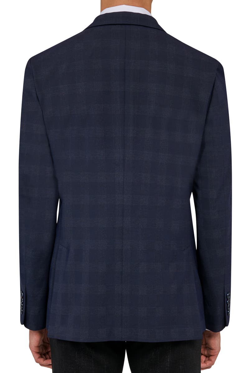 W.R.K Check Sport Coat, Alternate, color, Navy