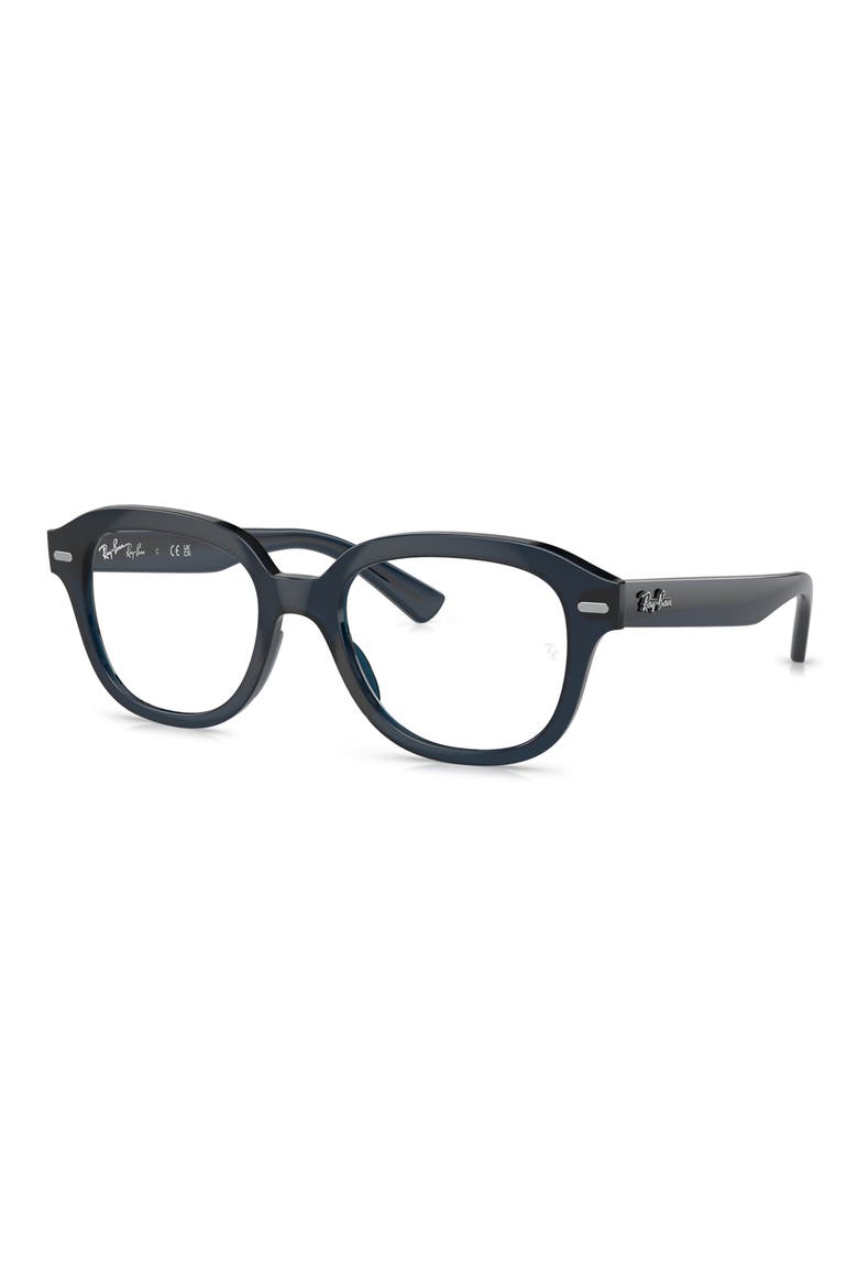 49mm Erik Square Optical Glasses, Alternate, color, DARK BLUE