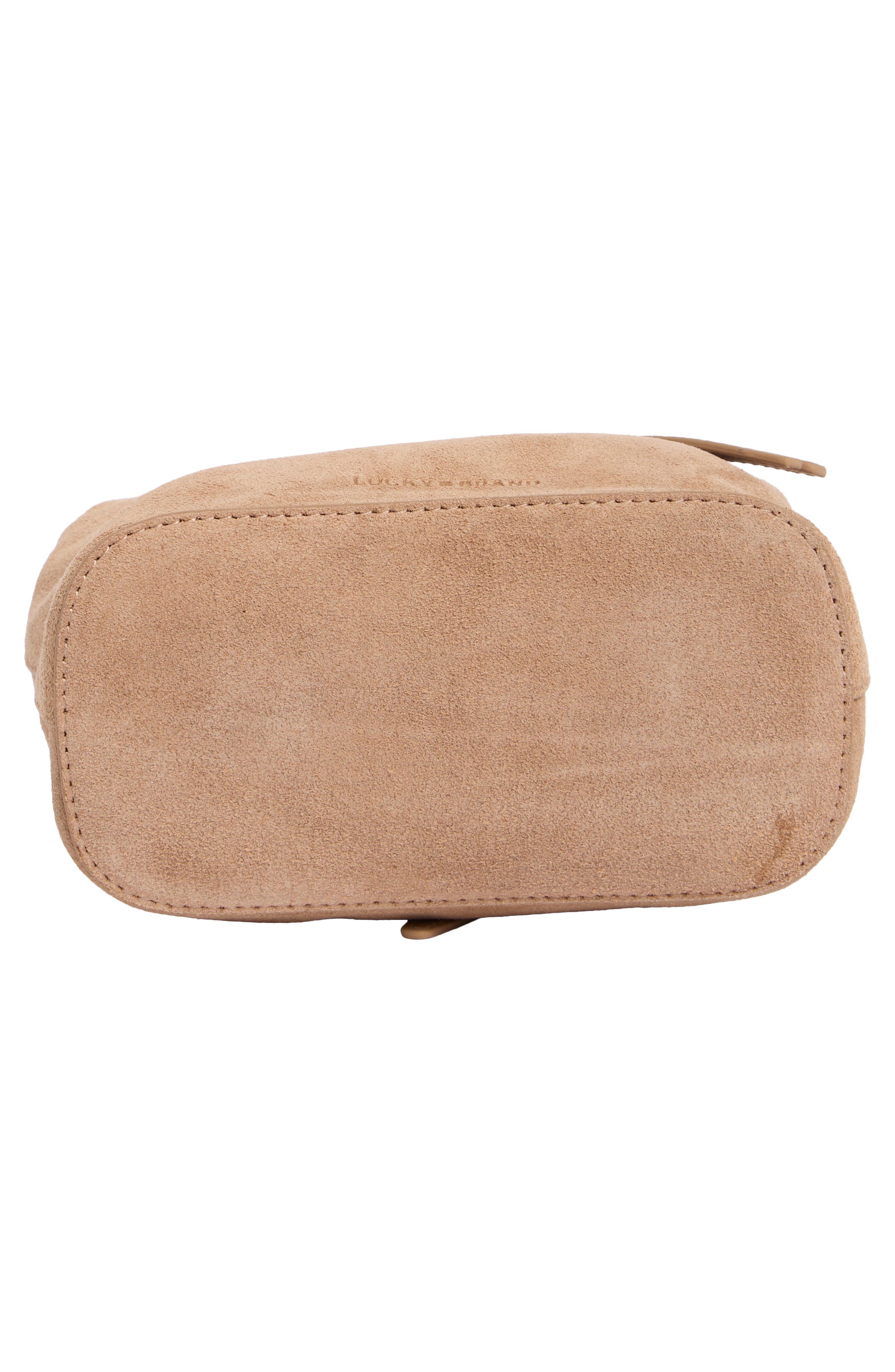 Lucky Brand Aylan Mini Crossbody Bag, Alternate, color, Tuscanny Suede