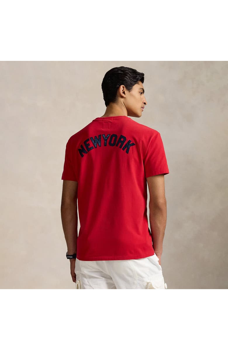 Polo Ralph Lauren Red Yankees Jersey T-Shirt, Alternate, color,
