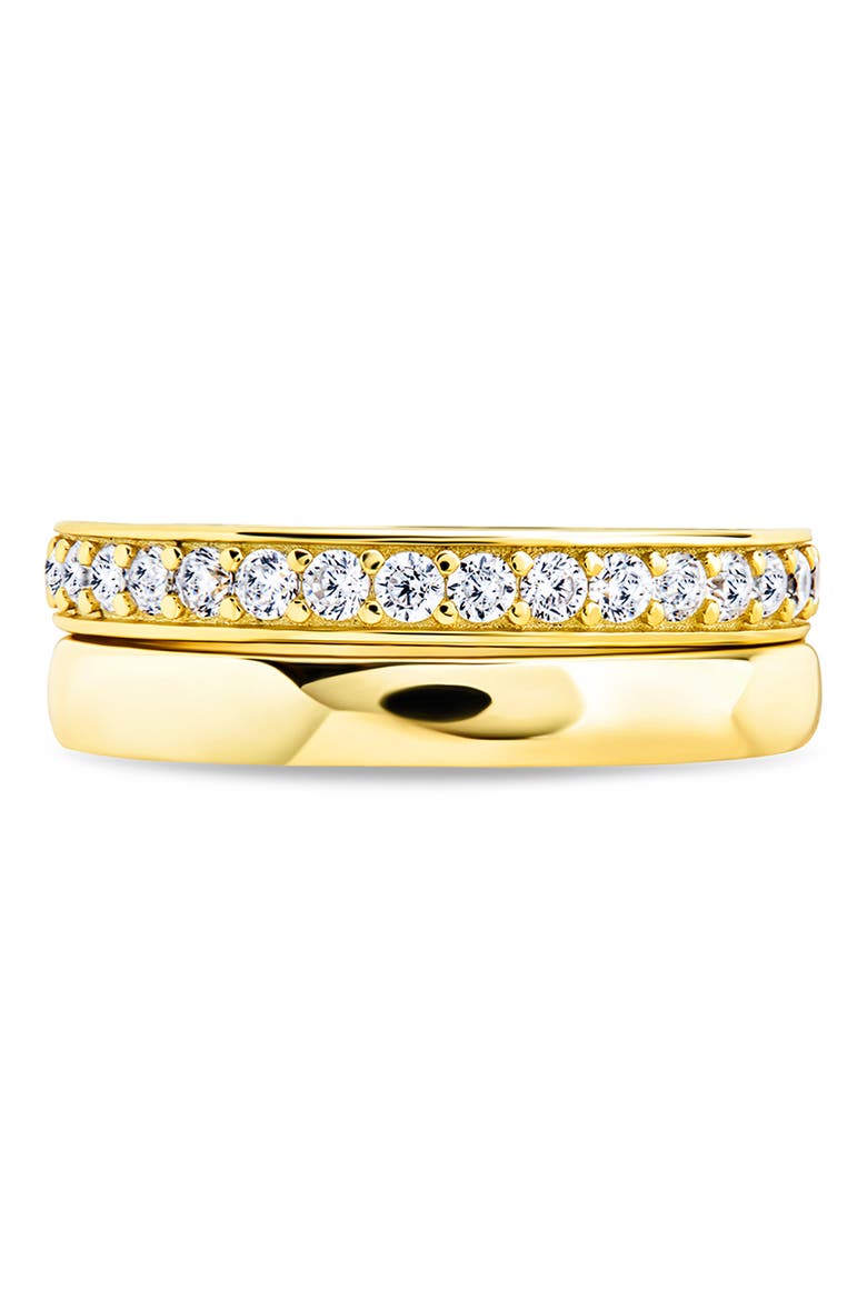 Jackie Cubic Zirconia Stack Ring, Alternate, color, GOLD