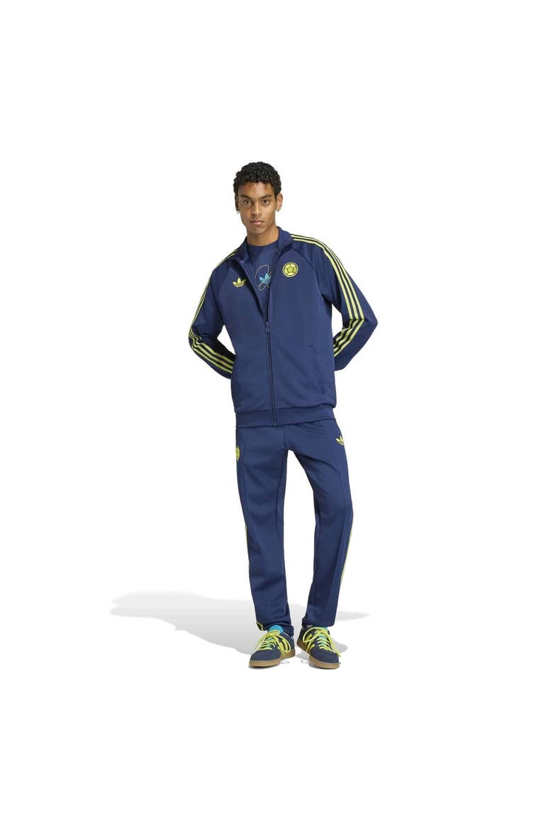 Men's adidas Navy Colombia National Team Originals Full-Zip Track Jacket, Alternate, color, Navy