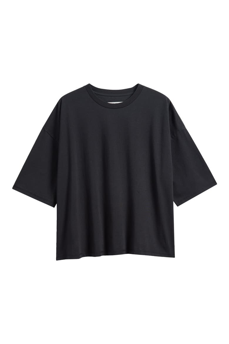 Organic Cotton Night Shirt, Main, color, OBSIDIAN