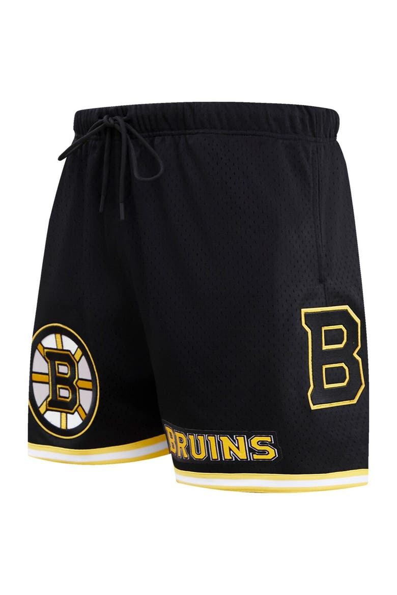 Men's Pro Standard Black Boston Bruins Classic Mesh Shorts, Alternate, color, Black