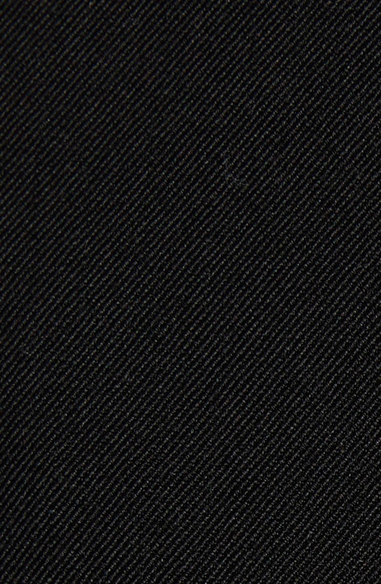 Bottega Veneta Drop Crotch Tapered Leg Lightweight Wool Twill Pants, Alternate, color, 1010 Double Black